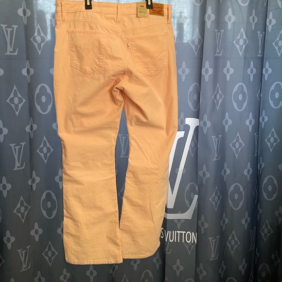 Levi’s 32x29 lite pink corduroy boot cut pants women’s used 725 - Picture 1 of 10